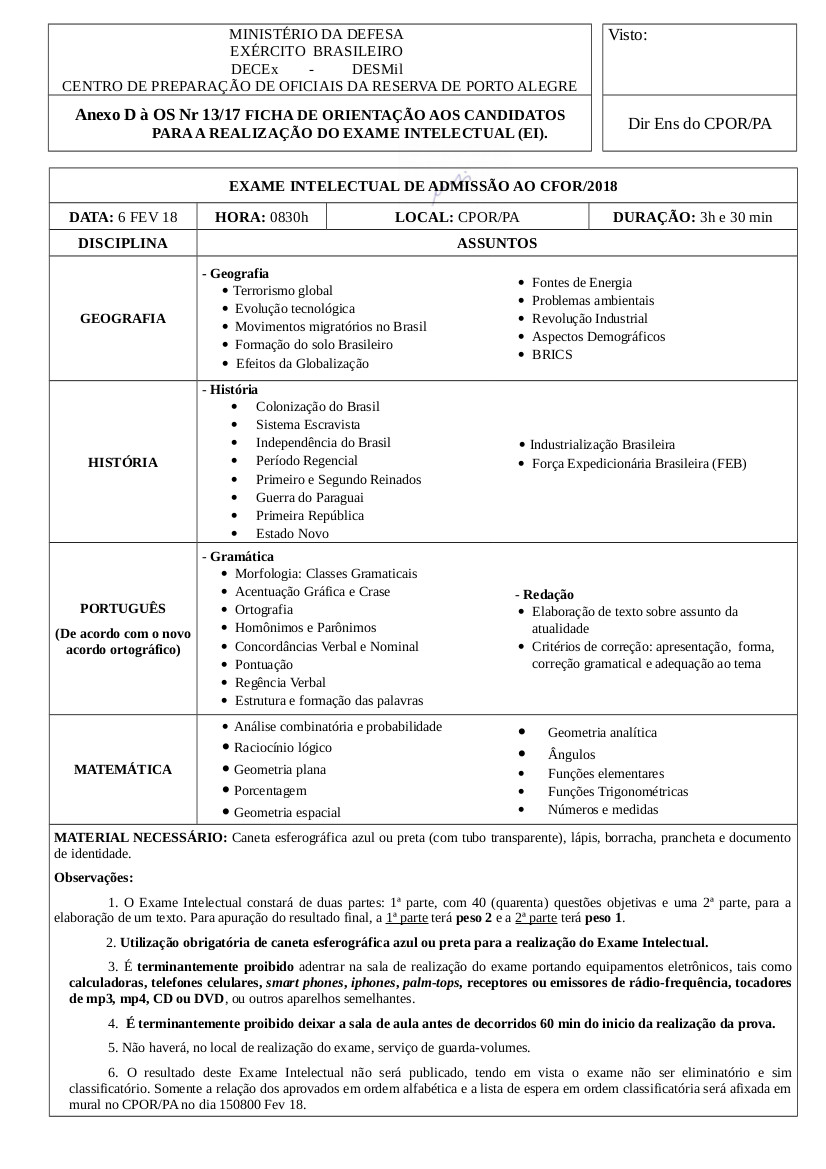 An D Ficha de Orientacao ao candidato 2018